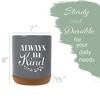 Elanze Designs Always Be Kind Grey X-Large Cork Bottom Kitchen Utensil Holder - 2 of 4