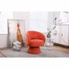 Swivel Accent Chair Armchair, Round Barrel Chair in Fabric for Living Room Bedroom - 2 of 4