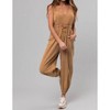 Women's Washed Drawstring Sleeveless Jumpsuit - ee:some - 4 of 4