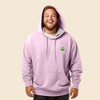Dalix Alien Embroidered Fleece Zip Hoodie Cold Fall Winter Mens - 3 of 4