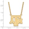 Black Bow Jewelry 10k Yellow Gold Texas A&M Aggies NCAA Necklace 18 Inch - 2 of 4