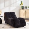 CAVINAS Bean Bag Chair for Adults, Bean Bag Sofa Chair Filled with High-Quality Sponge, for Indoor, Living Room, Dining Room, Bedroom, Black - 3 of 4