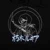 Bleach Rukia Long Sleeve Black Hooded Sweatshirt - 2 of 4