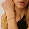 Hollywood Sensation Elegant Paperclip Link Bracelet 6 Inches Gold - 2 of 4