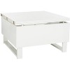 Vanna Lift - Top Coffee Table - FOX2233A - White - Safavieh Couture - 4 of 4
