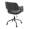 XIYUYEU Accent Modern Office Desk Chair Vanity Office Desk Chair with Wheels for Adults, Students, Office, Home - 3 of 4