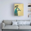 Trademark Fine Art - Katie O'Shea  Peacock Profile II Canvas Art - 2 of 4