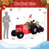 QingMoon Christmas Inflatable Santa Claus on Truck with Gift Boxes, 9 FT Holiday Blow Up Decorations for Yard, Lawn, Garden and Party - 4 of 4