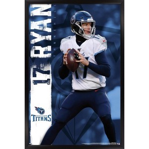 Trends International NFL Tennessee Titans - Ryan Tannehill 20 Framed Wall Poster Prints - 1 of 4