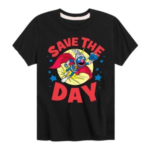 Boys' - Sesame Street - Save The Day Short Sleeve Graphic T-Shirt - 1 of 4