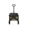 Folding Wagon Cart with All Terrain Wheels, Heavy Duty Utility Cart with Adjustable Handle for Camping, Garden, Sports, Shopping-The Pop Home - 3 of 4