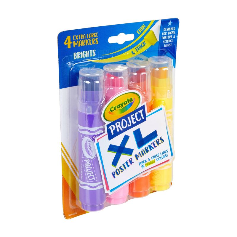 4ct Crayola Project XL Poster Markers - Bright Colors, 2 of 6