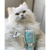 Haute Diggity Kitty by Haute Diggity Dog  Snuggly Cup 3-Pack (Teal, Ivory, Blush) Crinkle Cat Toy with Catnip - 4 of 4