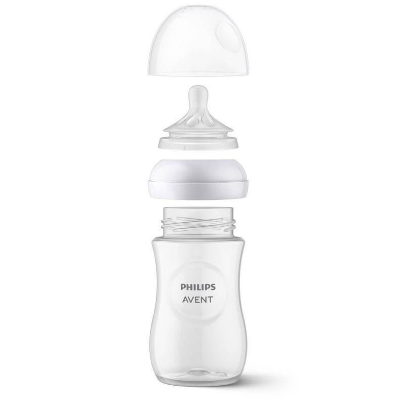 Avent Philips Natural Baby Bottle with Natural Response Nipple - Leaf - 9oz/3pk, 5 of 10