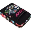 RDX Sports FL3 Floral Focus Pads For Precision Striking & Training - Premium Quality Punching Pad for Boxing, MMA, Muay Thai Floral Black - 3 of 4