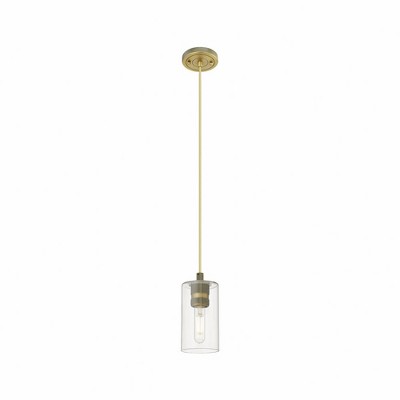 Crown Point - 1 Light Cord Pendant In Industrial Style-8.38 Inches Tall and 3.88 Inches Wide