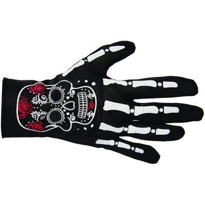 Underwraps Skeleton Child Costume Gloves | One Size : Target