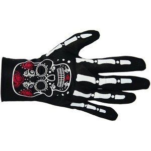 Underwraps Skeleton Adult Costume Gloves - 1 of 1