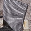 Nestor 6pc Wood and Wicker Chair and Bench Dining Set: Weather-Resistant, Galvanized Steel - Christopher Knight Home - 3 of 4
