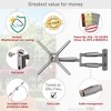Barkan 30'' Long Gazebo Outdoor TV Wall Mount, 13-65 inch Full Motion Articulating - 4 Movement Flat - 3 of 4