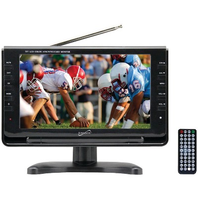 Supersonic SC-499 9 TFT Portable Digital LCD TV, AC/DC Compatible with RV/Boat