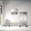 Seville Classics UltraHD Heavy Duty 48" Wood Bench w/ Wood Top, Granite - 4 of 4