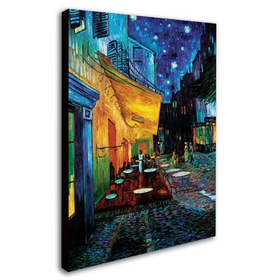 Trademark Fine Art - Vincent van Gogh, 'Cafe Terrace' Canvas Art