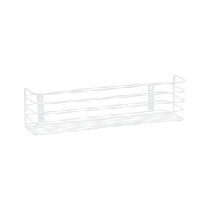 Short Door Mount Cabinet Organizer, Steel Wire Frame, White Powder Finish, Hardware Included, Versatile, Mounts to Cabinet Door - 1 of 4