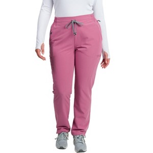 Medgear Ariana Women’s Curvy Fit Mid-rise Slim Straight Scrub Pant - 1 of 4