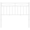 vidaXL Metal Headboard White 39.4" - 3 of 4