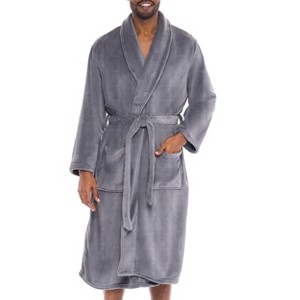 ADR Plush Fleece Men's Robe, Soft Cozy Warm Men's Bathrobe, Bath Robe - 1 of 4