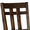 Counter Height Acacia & Mango Hardwood Saranac Counter Chair (Set of 2) with Slat Back, Polyurethane Seat and Stretchers for Comfort - 4 of 4