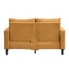Anybear High Resilience Loveseat Sofa, Wooden Frame, for Small Space - 3 of 4