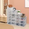 KTMBDW Shoe Storage Boxes Organizers Clear Plastic Stackable 18 Pack, Shoe Rack & Holder Substitute, Sneaker Containers for Entryway, Closet,Under Bed - 2 of 4