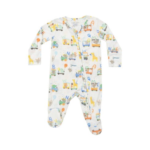 Boy's Baby's Zipper Footie - ANGEL DEAR - image 1 of 2