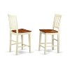 HomeStock 3-Pc Buttermilk and Cherry Solid Wood Top - Dining Room Set - Seats 4 - 4 of 4
