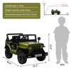 12V Kids Ride On Truck Car with Remote Control, Spring Suspension, Various Speeds, LED Lights, Music, and Safety Belt, Electric Ride On Car Toys - 4 of 4