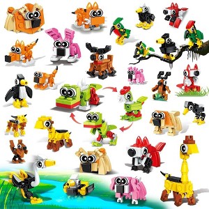 Insoon 30 Pack Party Favors for Easter Gift, 750PCS Animals Building Block Toy for Goodie Bag Stuffers, Classroom Student Prizes for Kids Ages 6+ - 1 of 4