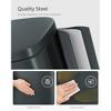 SONGMICS Trash Can with Lid, 8 Gallon Garbage Can, Stainless Steel Small Waste Bin with Step Pedal and Inner Bucket, Soft Close, Kitchen - 4 of 4