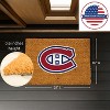 EvergreenNHLMontreal Canadiens Logo Natural Coir 28 x 16 Inches Indoor Outdoor Doormat - 2 of 4