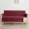 Collections Etc Lacey Scalloped Edge Reversible Quilted Furniture Protector - 2 of 4