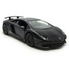 Lamborghini Matt Black Aventador LP 700-4 1:38 5" Pull Back Diecast Car - 2 of 4