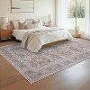 Area Rug for Bedroom Distressed Oriental Office Carpet Low Pile Neutral Soft Nursery Carpet Non Slip Washable Farmhouse Area Rug - 2 of 4