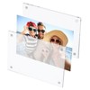 Unique Bargains Home Office Double-Sided Magnetic Acrylic Picture Frame - 3 of 4