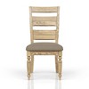 Ladder Back Side Chair - Caramel Finish (Set of 2) - 3 of 4