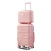 BEAFUP Luggage Set of 4(14/20/24/28), Hard Shell Lightweight TSA Lock Carry on Expandable Suitcase with Spinner Wheels for Men Women - 2 of 4