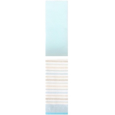 REGALWOVEN Bathroom Hand Towels Cotton Soft Absorbent Towel Set 13" x 30"/13" x 27" 2 Pcs