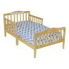 PAGED Toddler Bed Wooden Baby Bed Frame with 4 Side Guardrails and Low Rise Design for Bedroom - 4 of 4