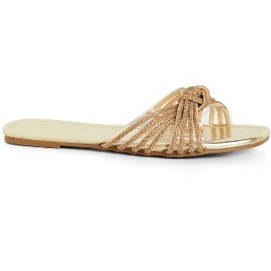 Women's Desire Dressy Flat - gold | CITY CHIC - 1 of 4