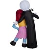 Nightmare Before Christmas Airblown Inflatable Jack and Sally Dancing Scene Disney, 6 ft Tall, Multi - 4 of 4